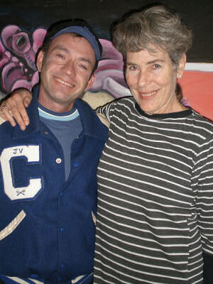 Rick Sloane and Mary Woronov